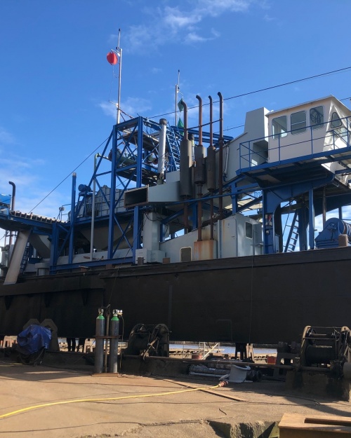 Installatie Dometic-dakairco op zandzuiger De IJssel afgerond
